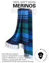 HALKIRK-KILT-NATIVE, длиный ПАЛАНТИН из мягчайшей шерсти MERINOS из пряжи средней тяжести, коллекционная линия CONFRONTATION (Собственный Взгляд) TQ.W220_CHECK/VERT.ROYAL